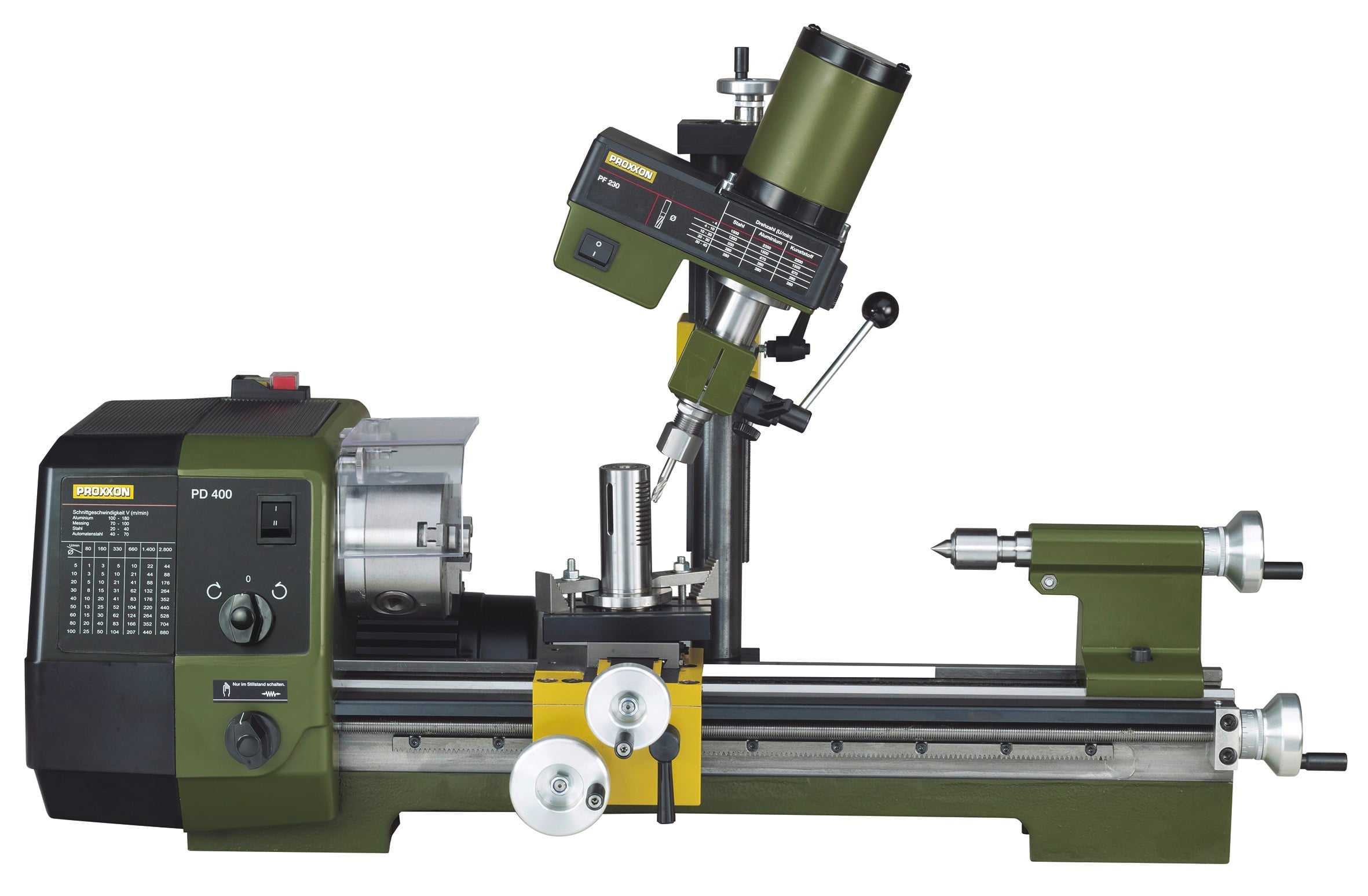 Proxxon PF 230 matkap ve freze düzeneği