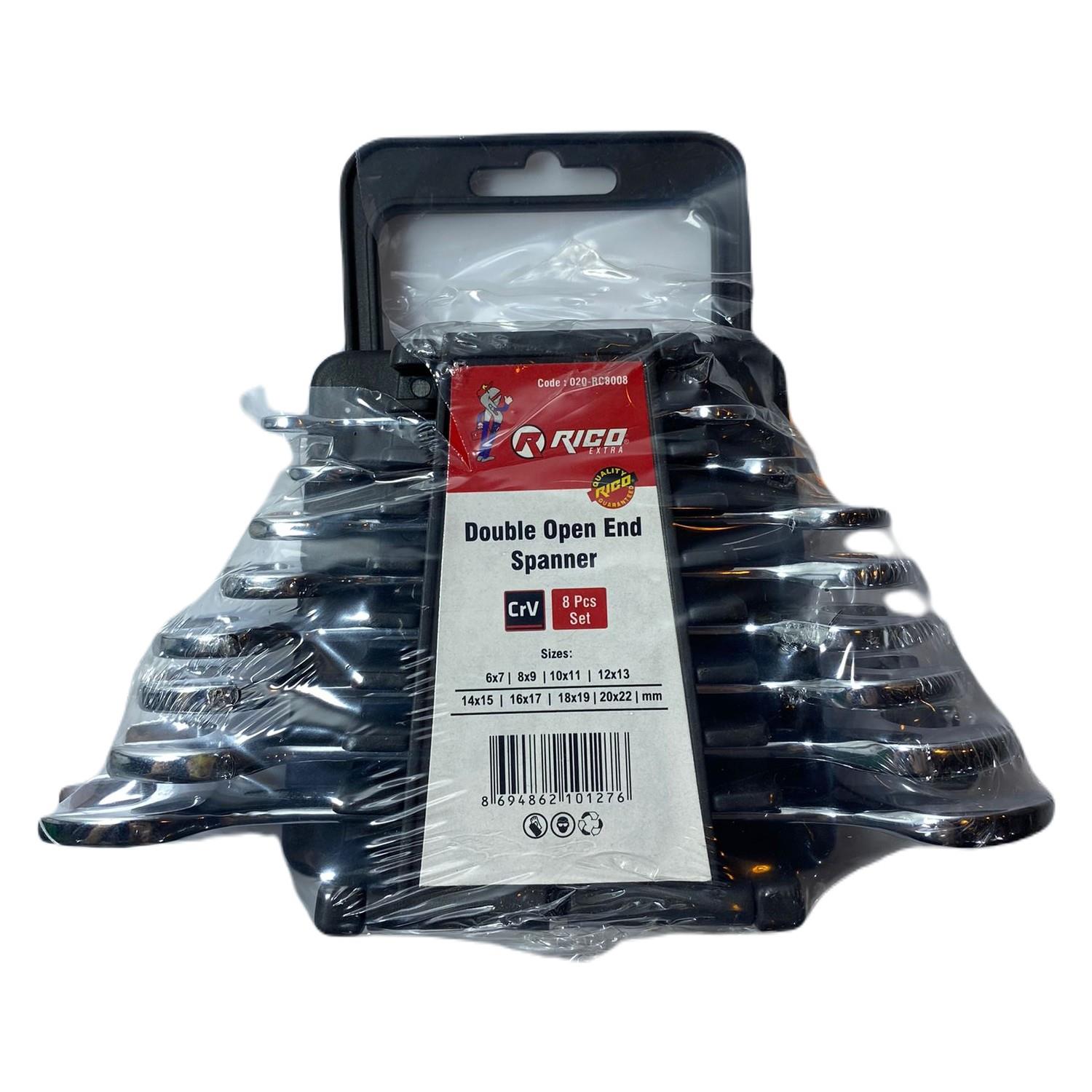 Rıco çatal iki ağız anahtar tkm. 8'li rc8008İki Ağız Çatal Anahtarlar