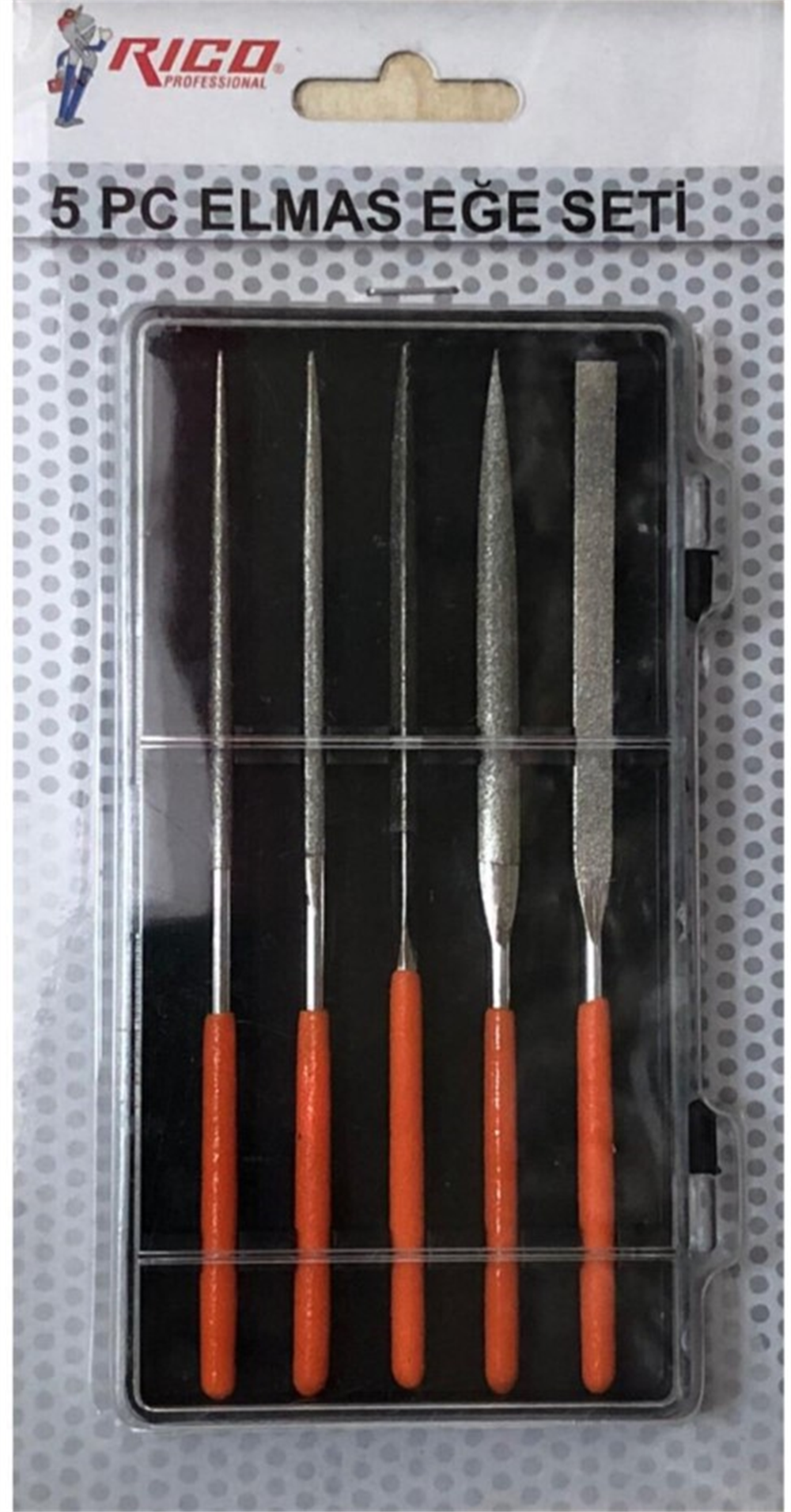 Rıco Elmas Eğe Seti 5 Parça RC2140El Aletleri