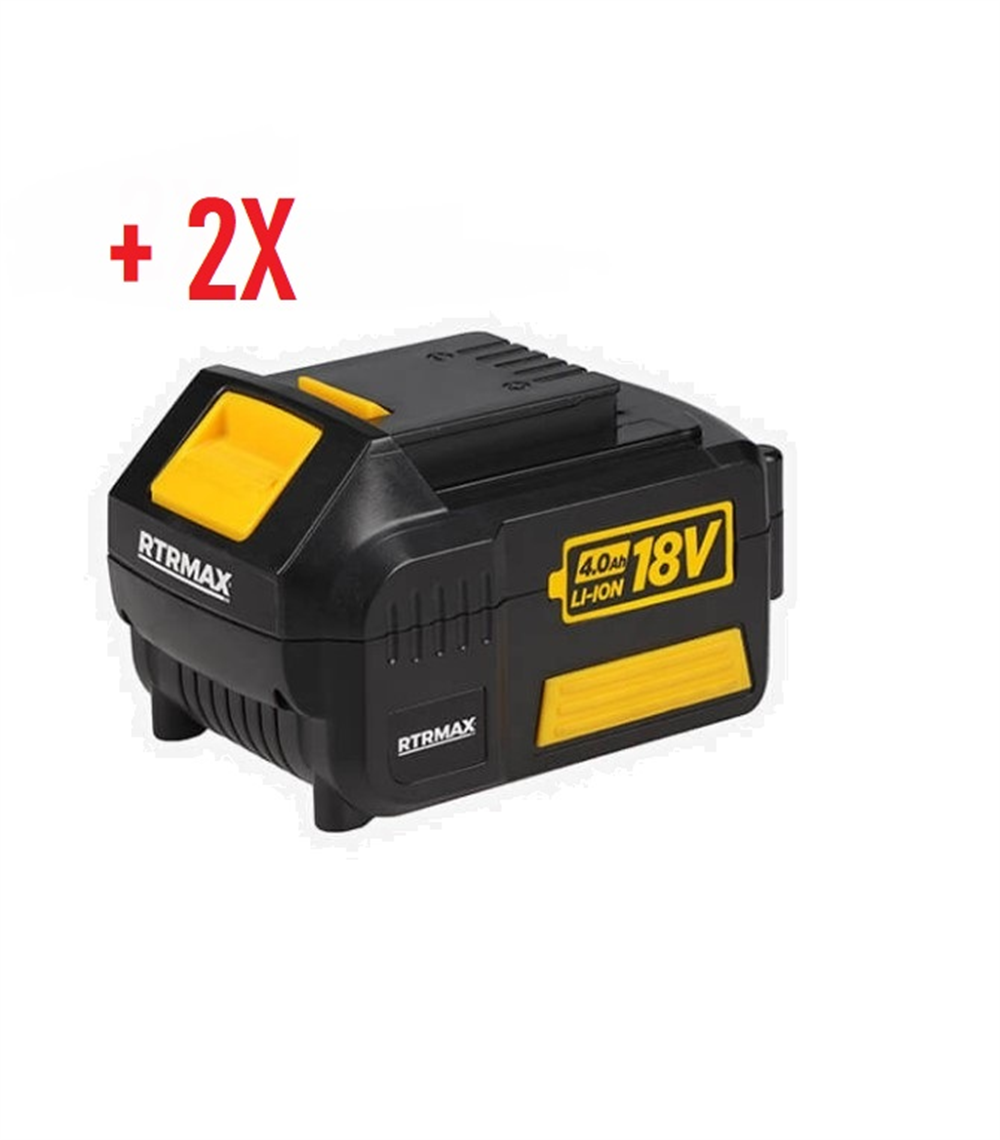 Rtrmax 5 Parça Akülü Ağaç Motoru Seti RTX1891B+RTX1808+2X RTX1804+RTX1004 ÇantaElektrikli Ağaç Motorları