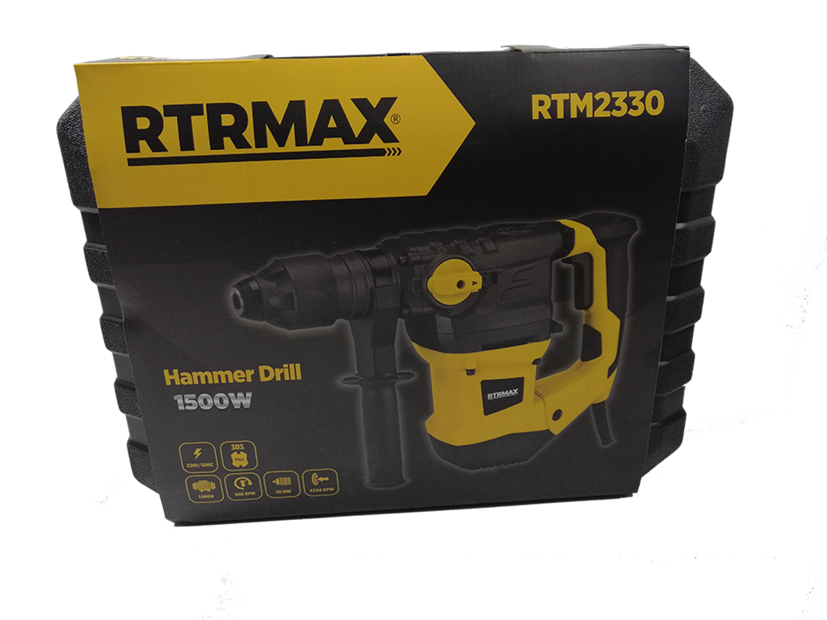 RTRMAX Rtm2330 Elektropnömatik Kırıcı - Delici Matkap 1500W