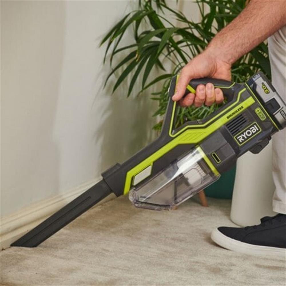 Ryobi R18SV7-140G Dikey El Süpürgesi 18V Kömürsüz AkülüSüpürgeler