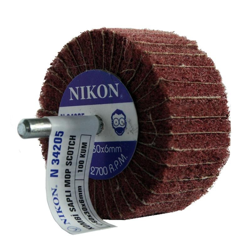 SAPLI KOMBİ MOP NON WOVEN ZIMPARA 100 KUM