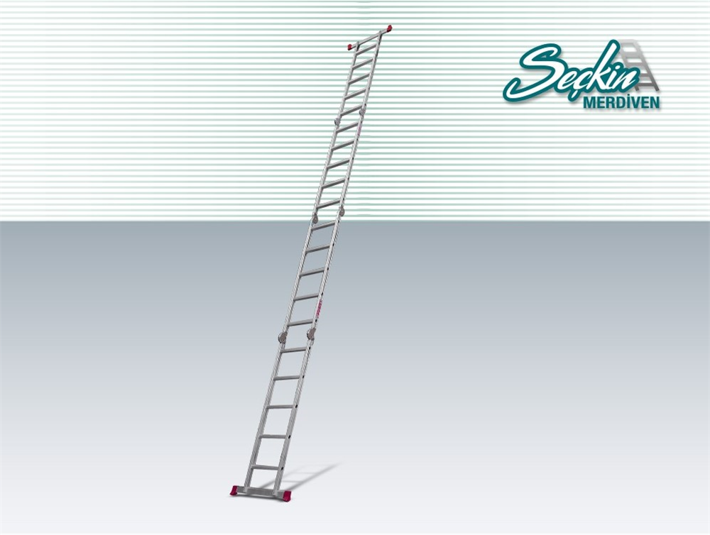 Seçkin 4x5 20 Basamaklı 5,70M Akrobat MerdivenMerdiven Grubu