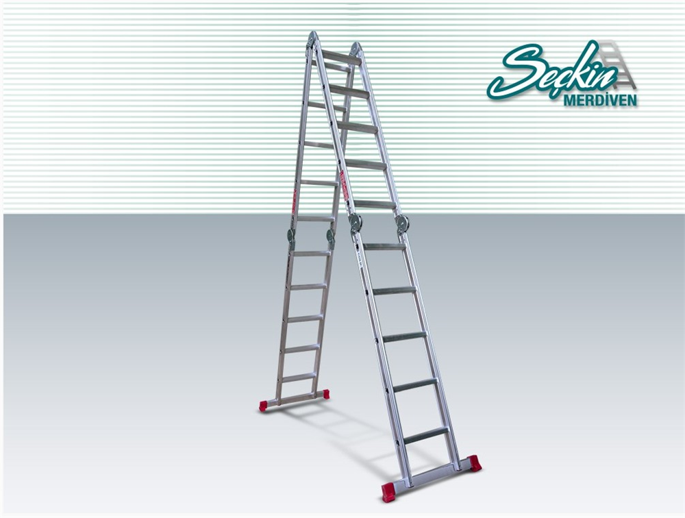 Seçkin 4x5 20 Basamaklı 5,70M Akrobat MerdivenMerdiven Grubu