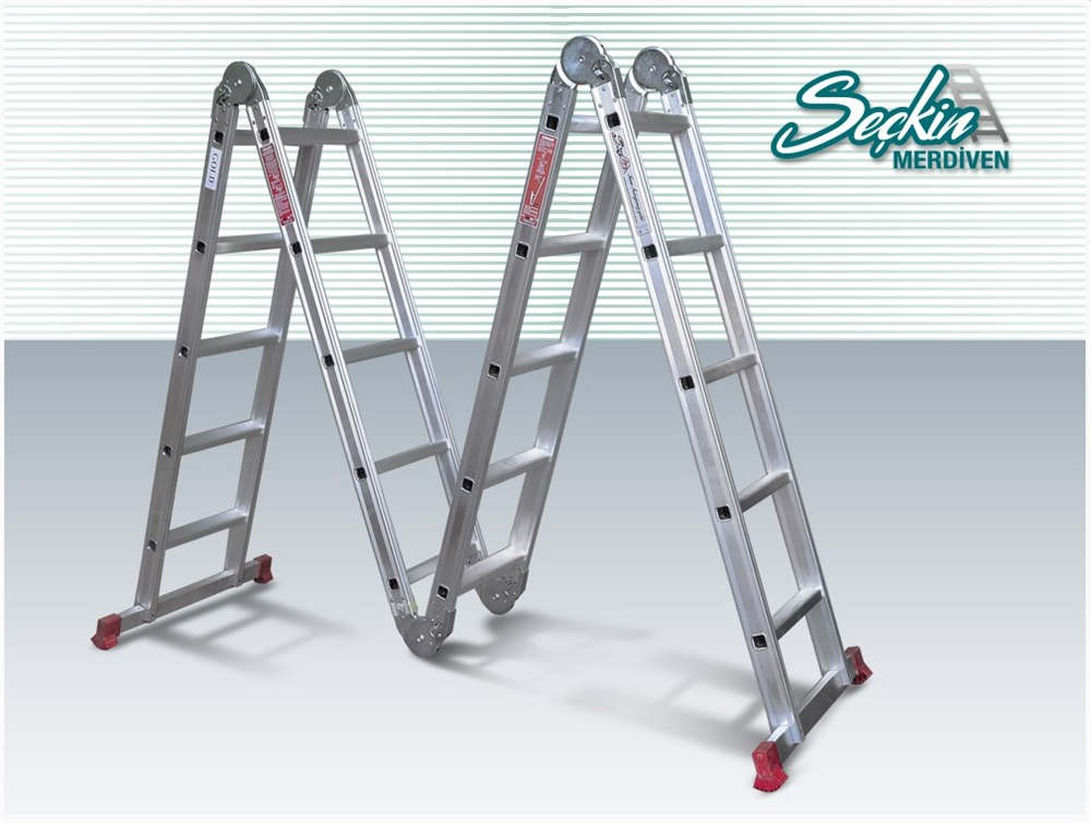 Seçkin 4x5 20 Basamaklı 5,70M Akrobat MerdivenMerdiven Grubu