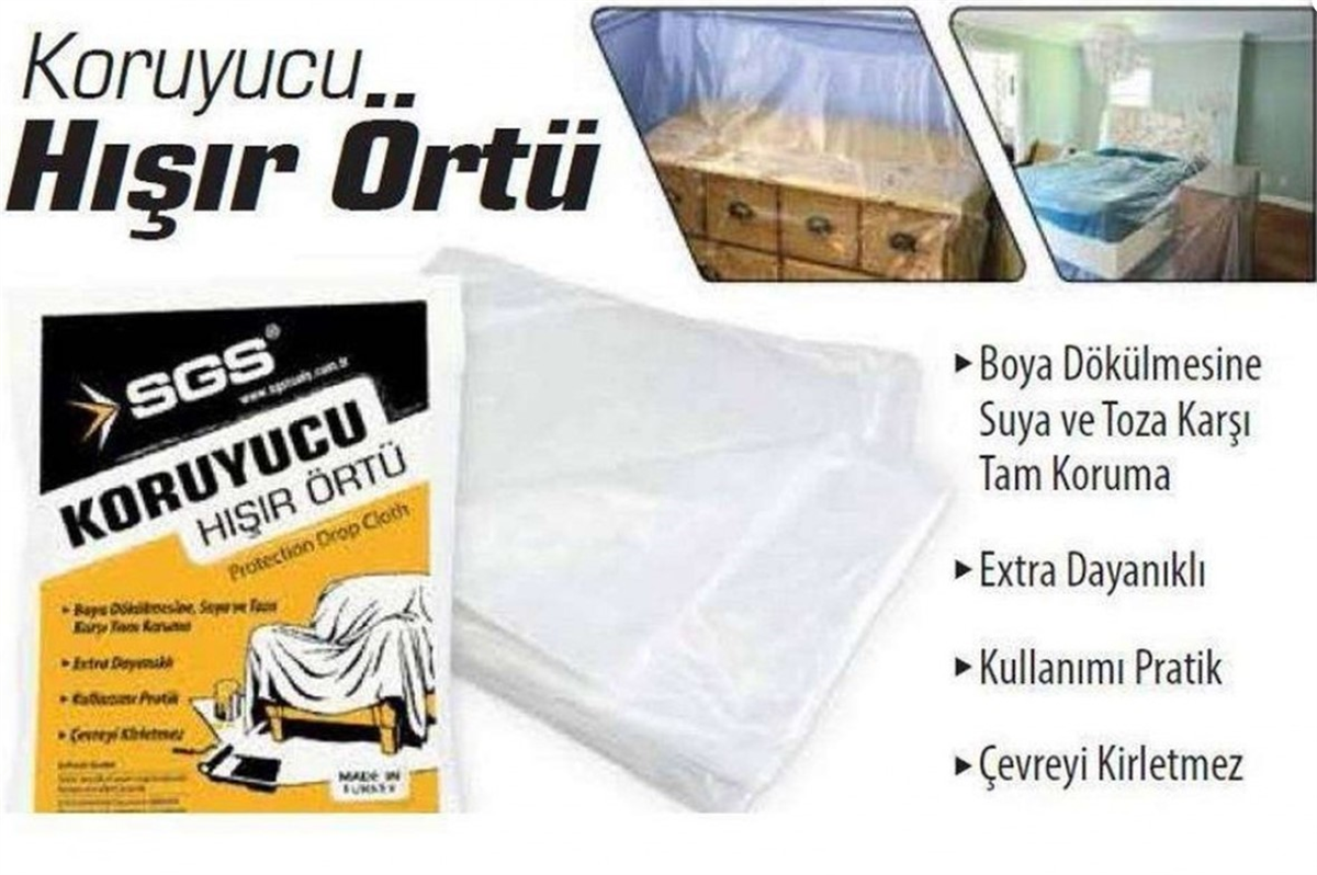 SGS Koruyucu Hışır Örtü 4x2.5 10 Metrekare SGS4001Branda ve Örtüler
