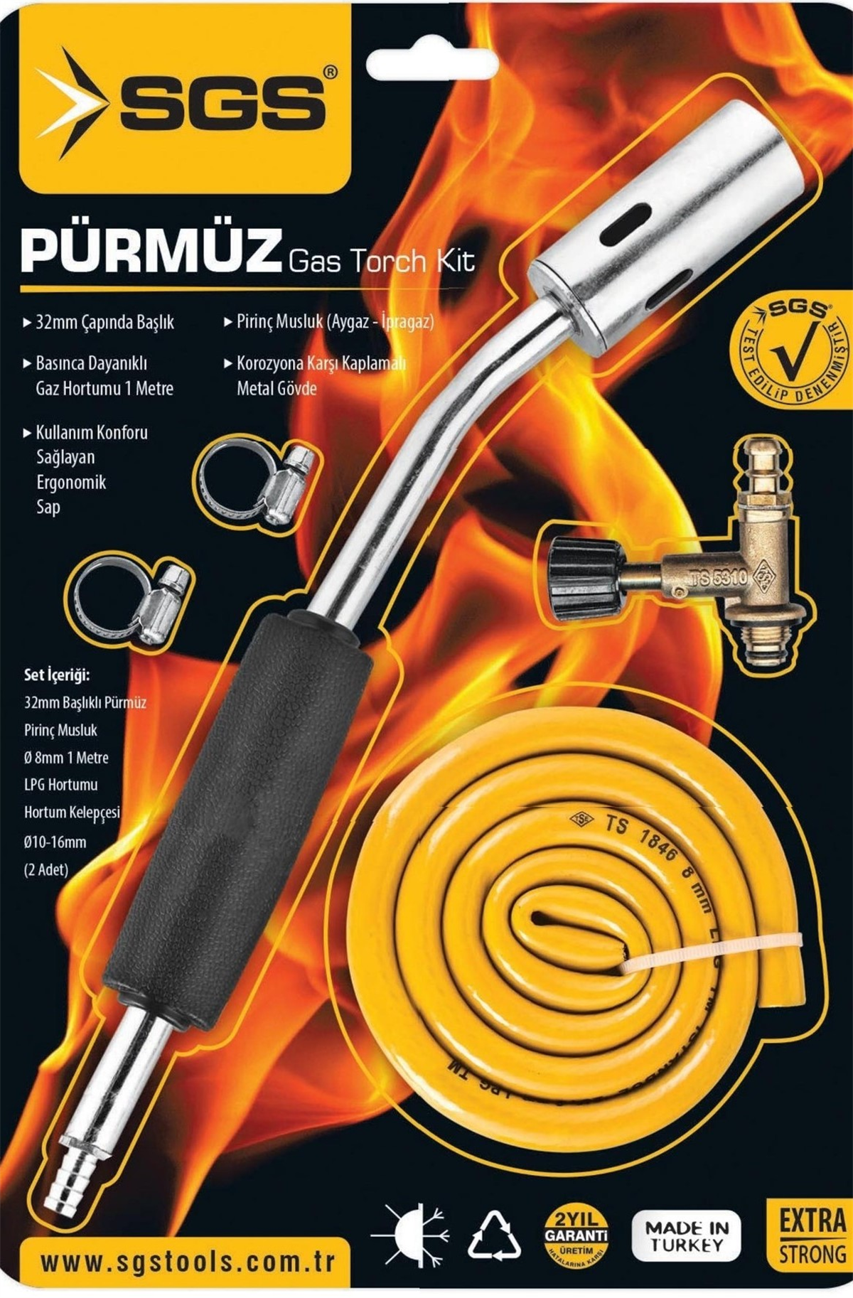 SGS Öztürk Pürmüz Vakumlu Set SGS801Hırdavat Ürünleri