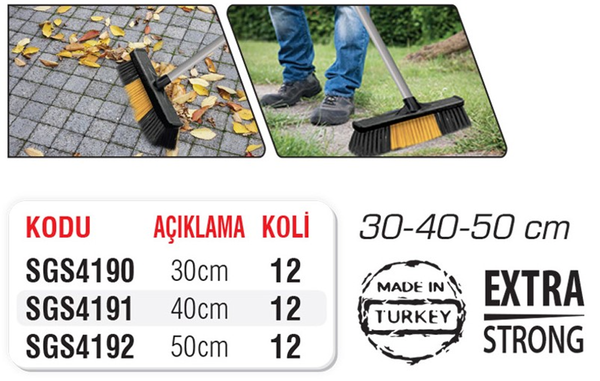 SGS Profesyonel Çalı Fırçası 50 Cm SGS4192Fırçalar ve Yersiller