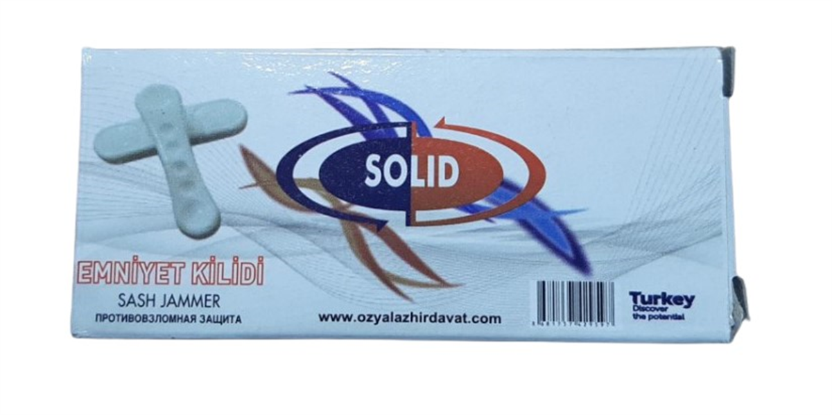 Solıd Emniyet Kilidi Çekmeli BeyazKilitler