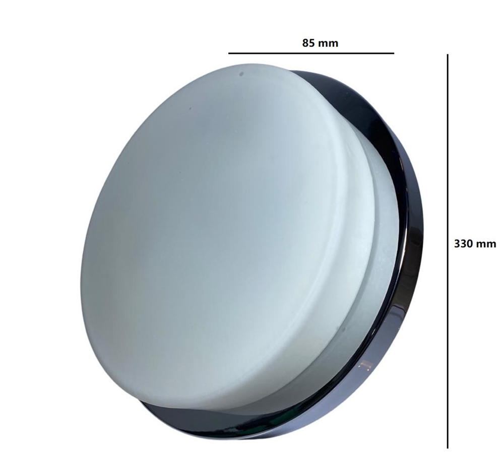 Teknolux Cam Glop 2 E27 Duylu Dıana 13611Led Panel Armatürler