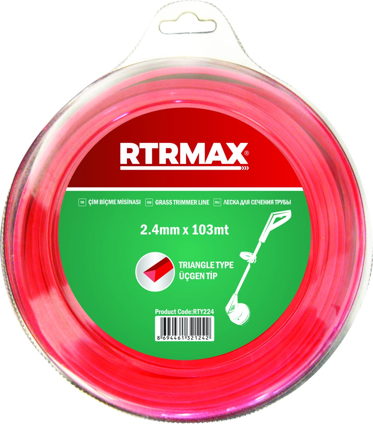 Tırpan Misinası Üçgen 3.3mm*55M RTY233