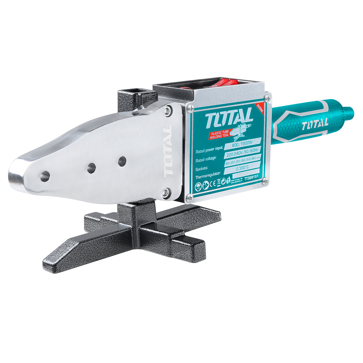 Total Plastik Boru Kaynak Makinası 800W-1500W TT328151Paftalar