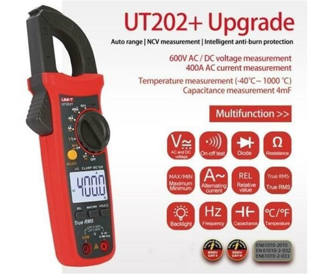 Unı-T Pensambermetre UT202+Dijital Ölçü Aleti