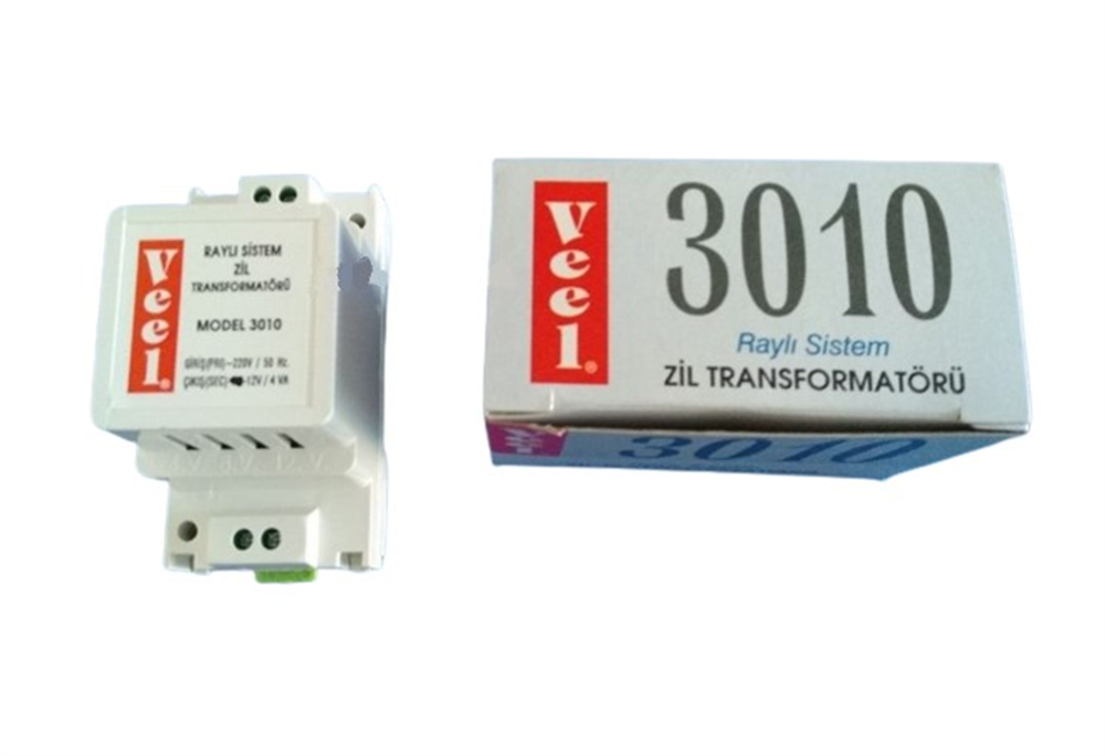 Veel Zil Transformatörü 4-8-12V 3010Zil ve Butonlar