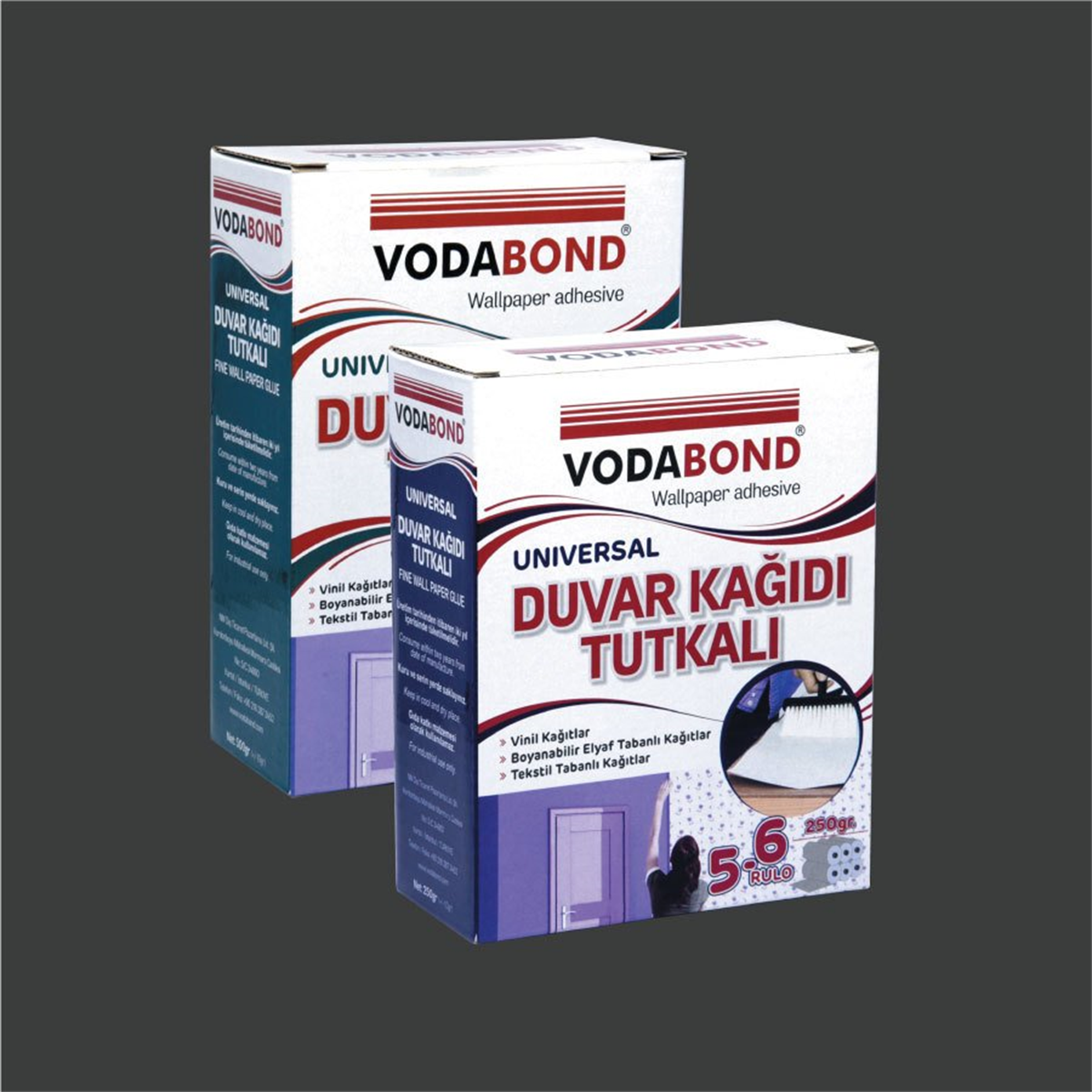 VODABOND Duvar Kağıdı Tutkalı Şeffaf Donar 500gr