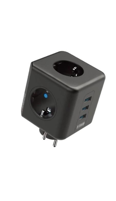 Wınnboss Akım Korumalı Priz 3 Usb 3 Priz FTR-09Priz & Anahtar Çeşitleri