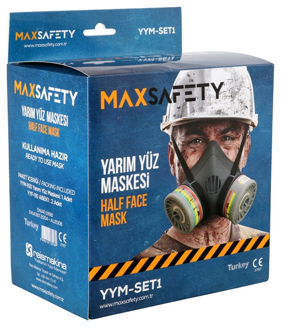 YARIM YÜZ MASKESİ SETİ YYM - 100+YYF - 110