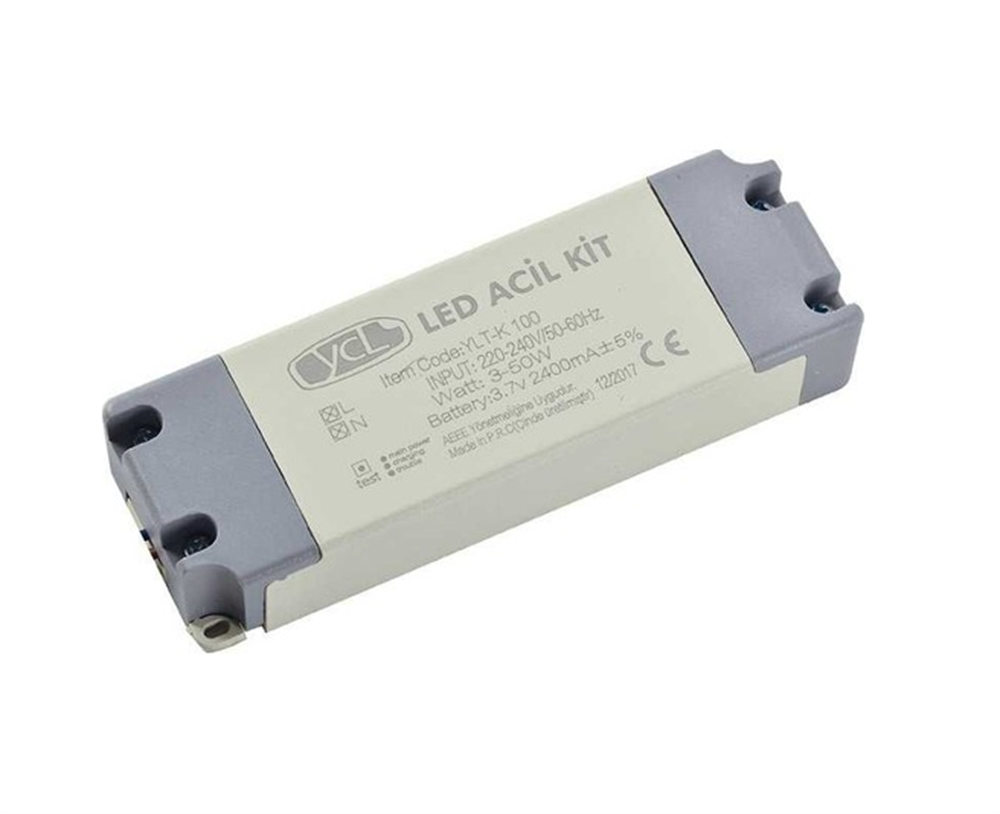 YCL 3-50 W Led Acil Aydınlatma Kiti - 2400 mA -YLT-K100Led Trafolar