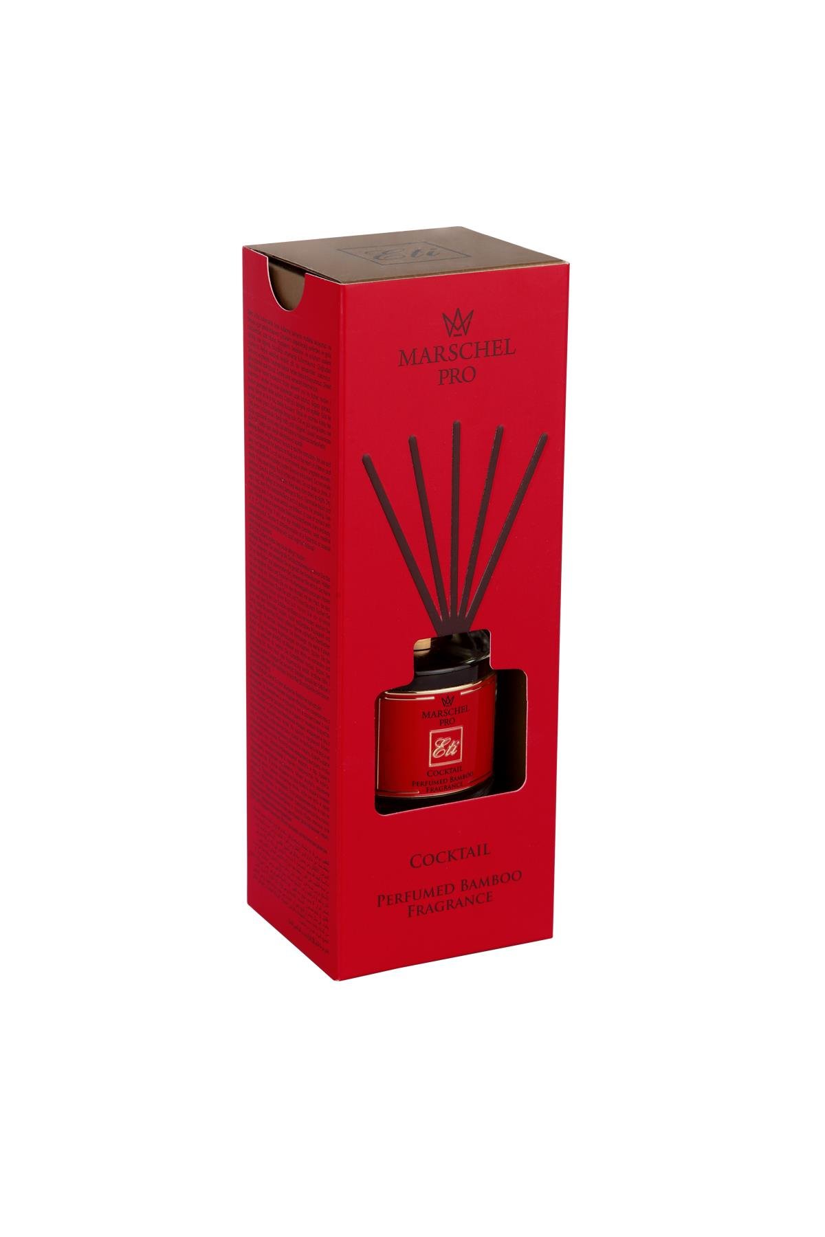 Cocktail Çubuklu Koku Cam Şişe 165 ml