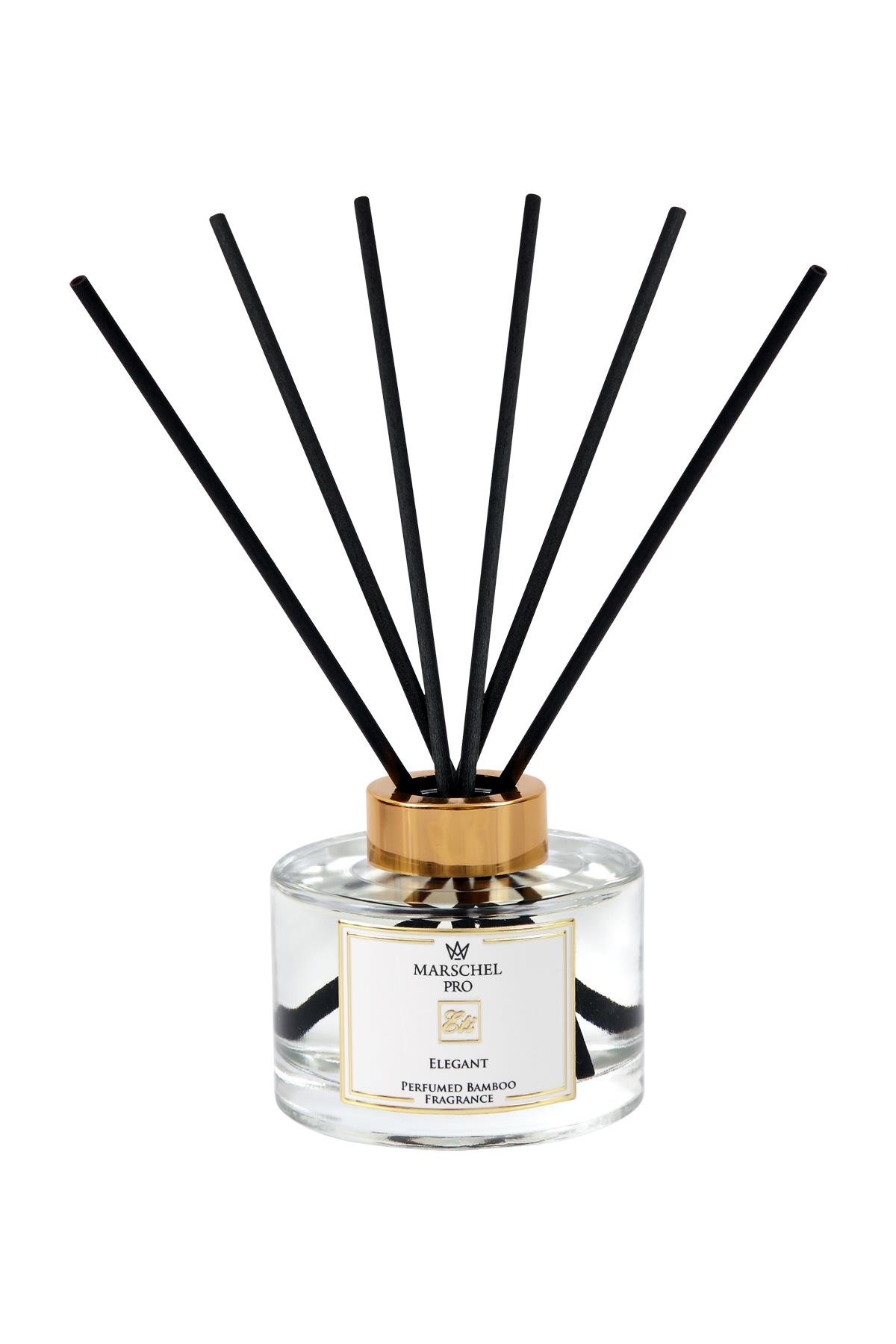 Elegant Çubuklu Koku Cam Şişe 165 ml