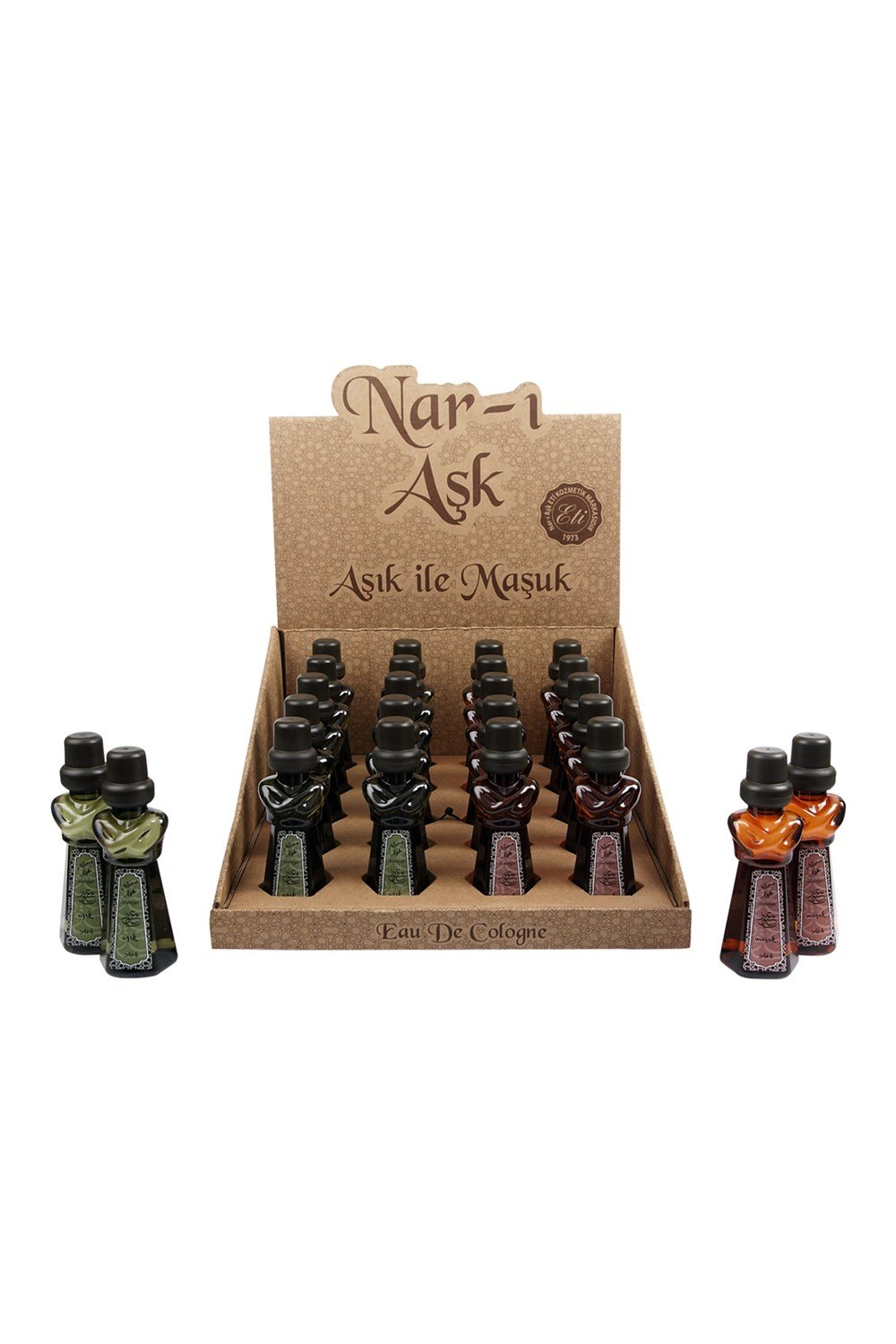 Nar-I Aşk Parfüm Kolonya Aşık - Maşuk 80 Ml Pet Şişe - 20 X 1 Std