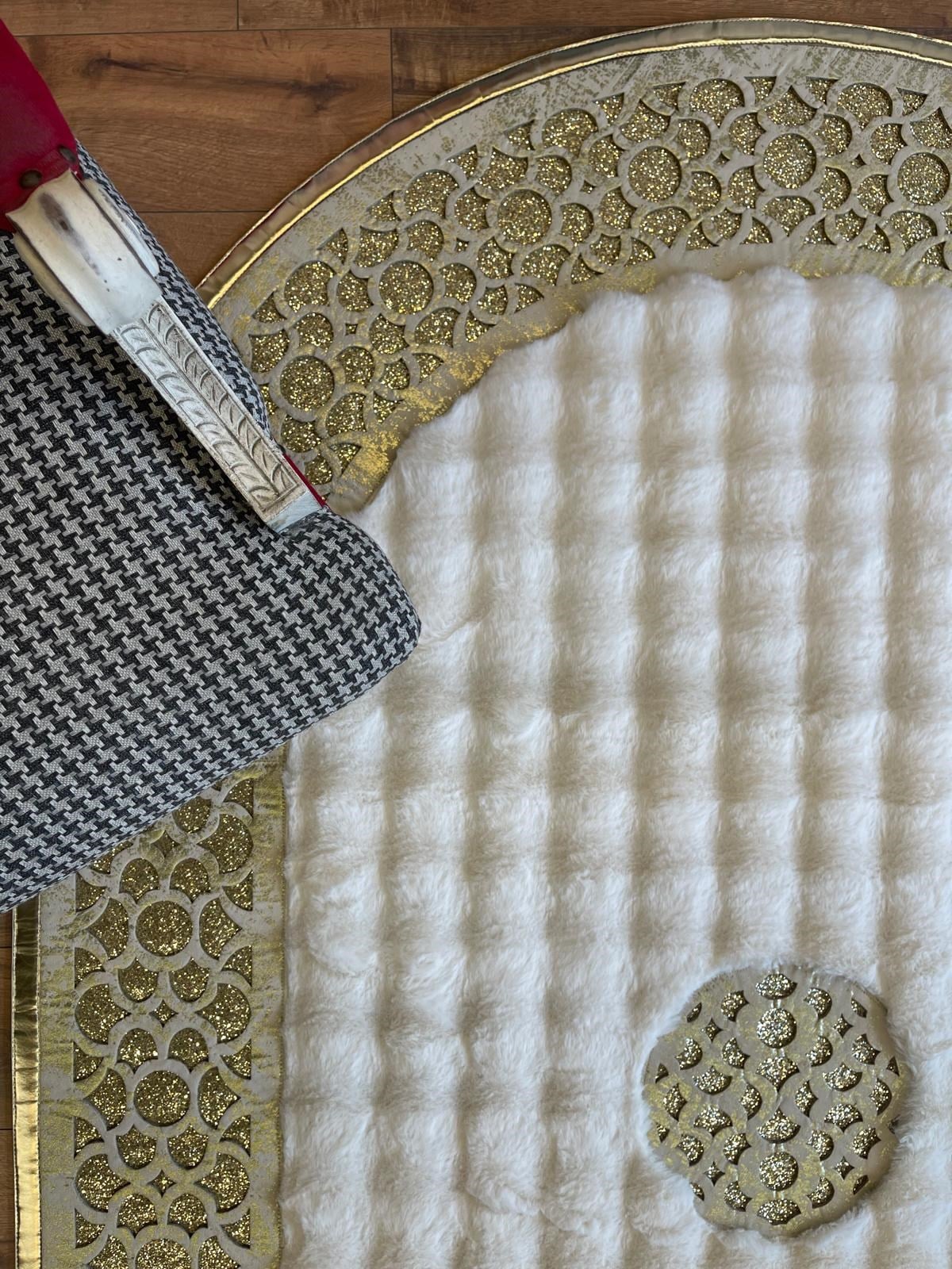 DELÜX BABIL BEYAZ-GOLD PTK OVAL CAM