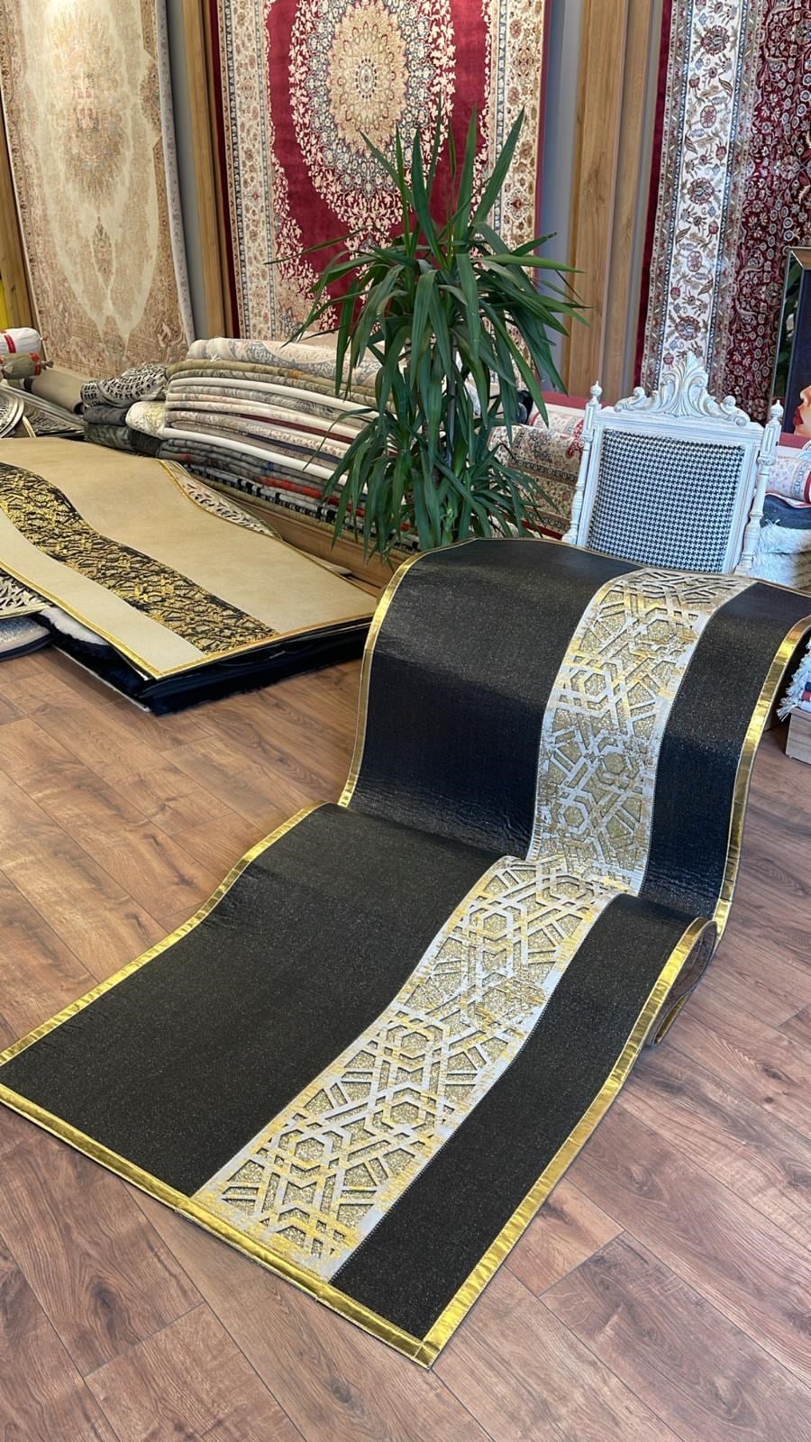 GLORYA STAR SİYAH-GOLD CAM 