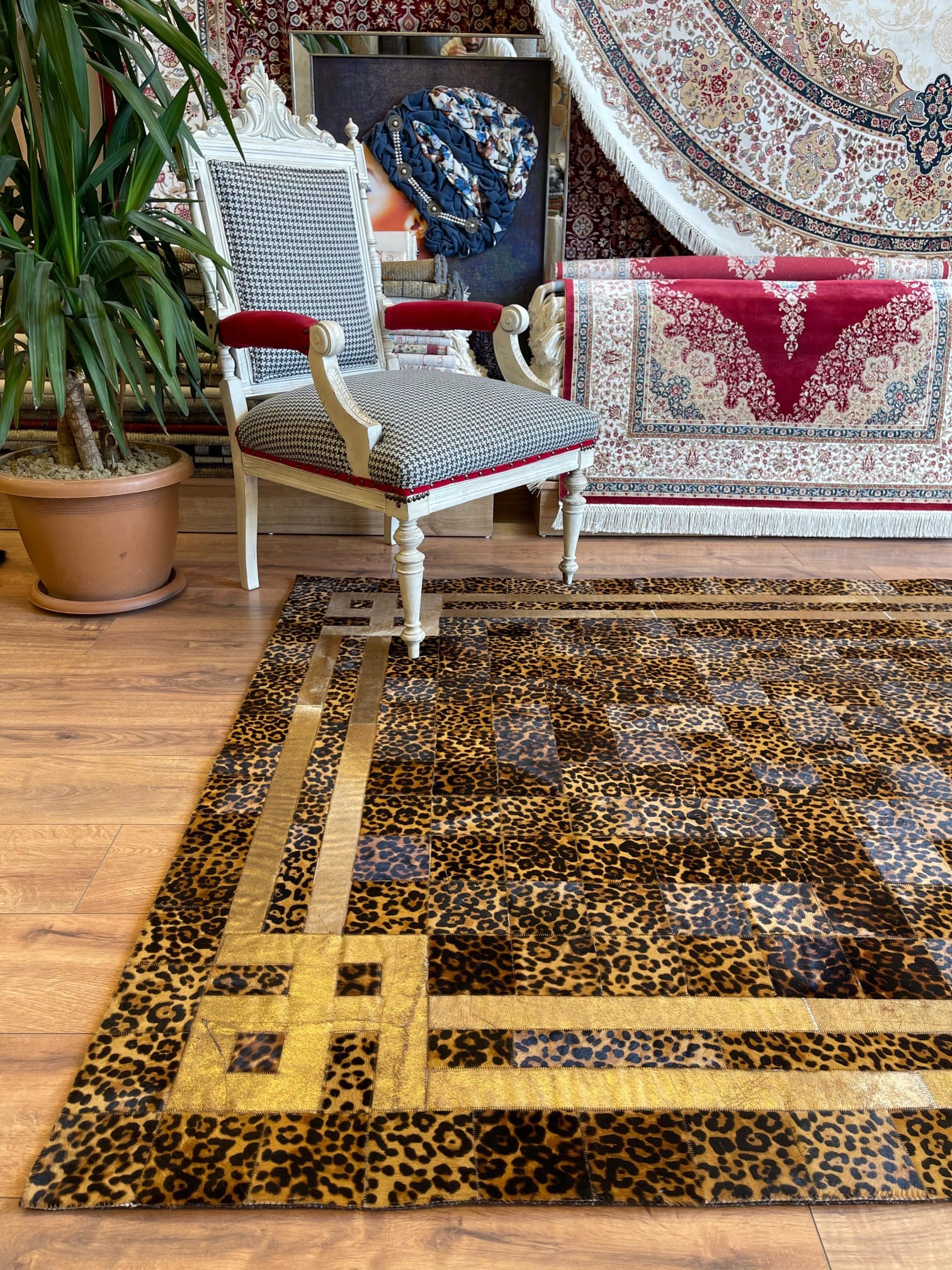 NATUREL LEOPAR DERİ