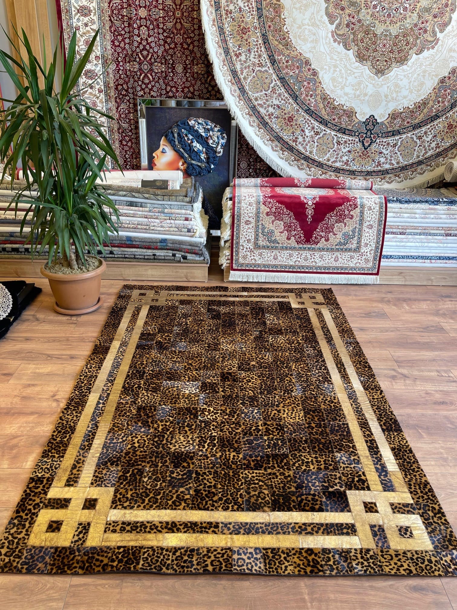 NATUREL LEOPAR DERİ