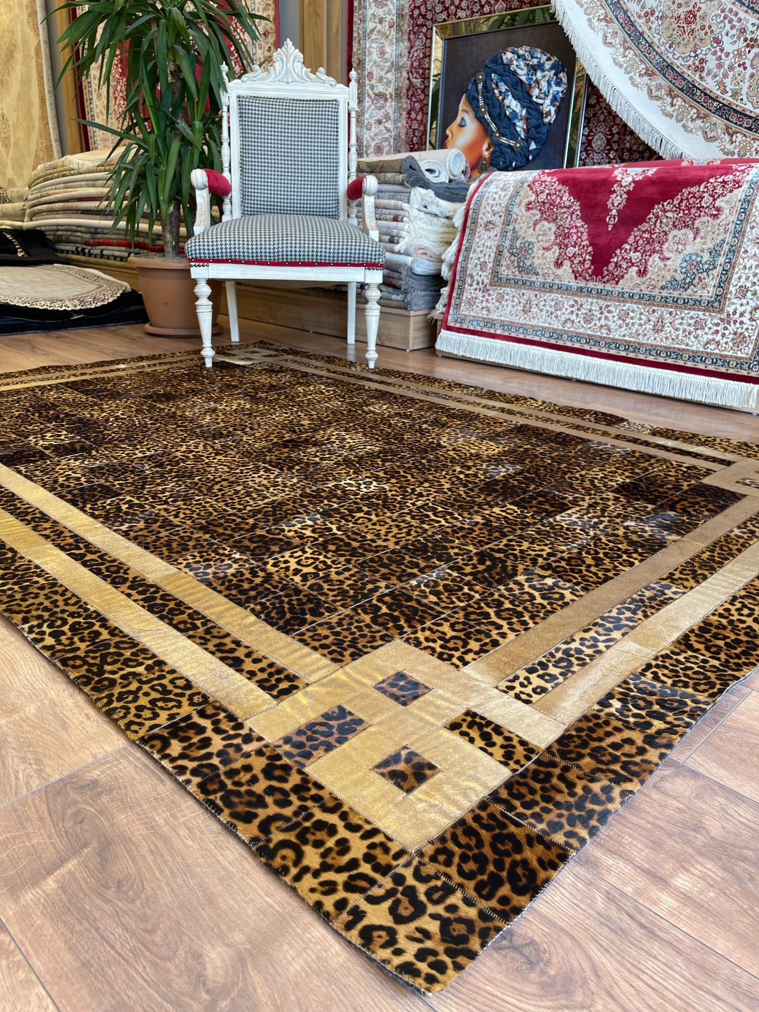 NATUREL LEOPAR DERİ