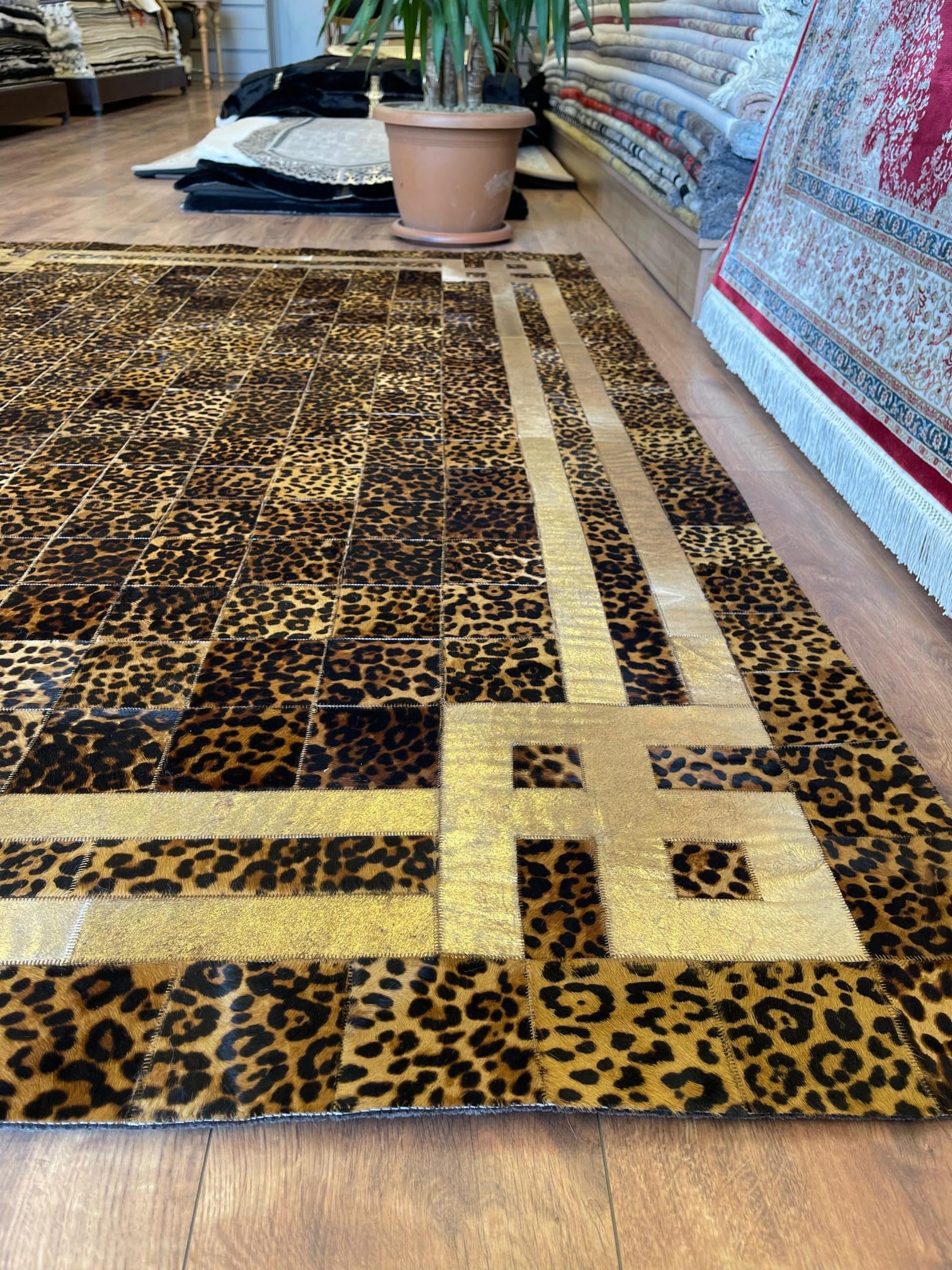 NATUREL LEOPAR DERİ