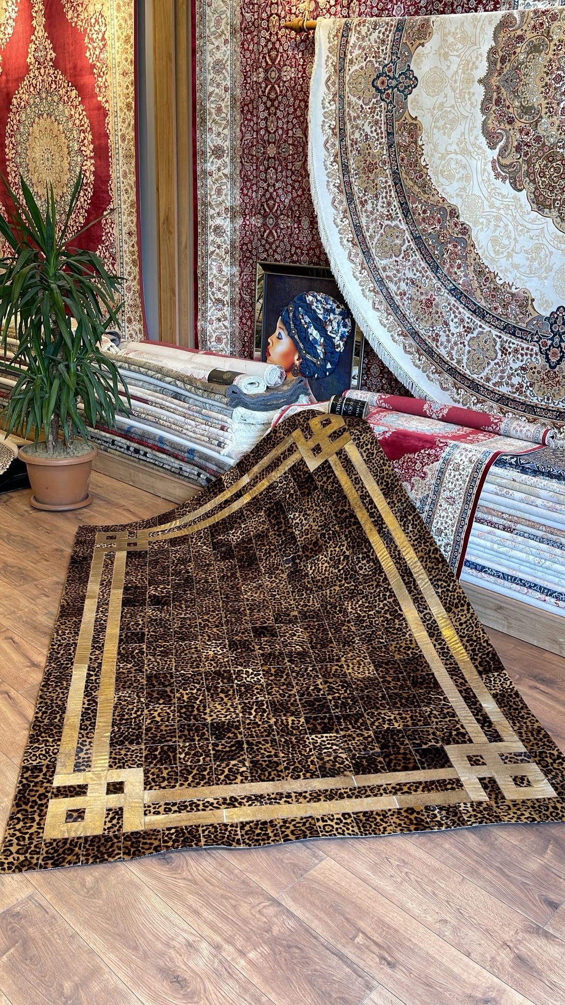 NATUREL LEOPAR DERİ