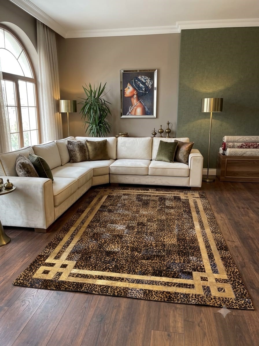 NATUREL LEOPAR DERİ