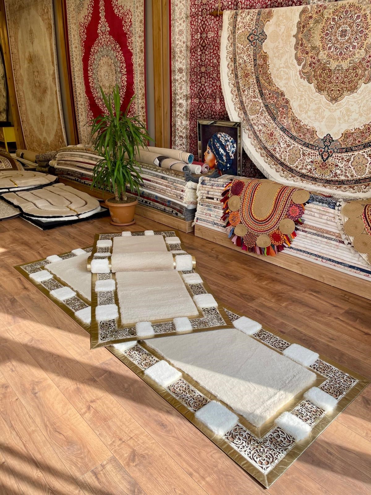 TOSCANA DAMA TAŞ-BEYAZ-GOLD 