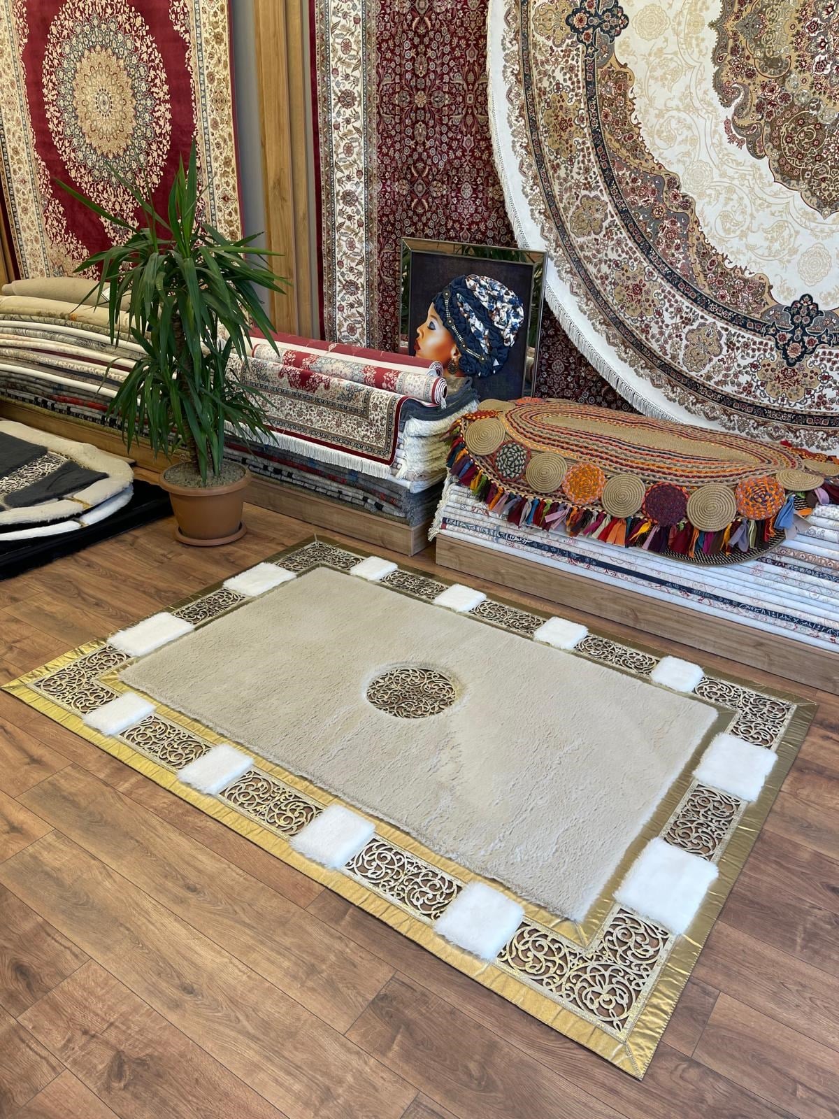 TOSCANA DAMA TAŞ-BEYAZ-GOLD 