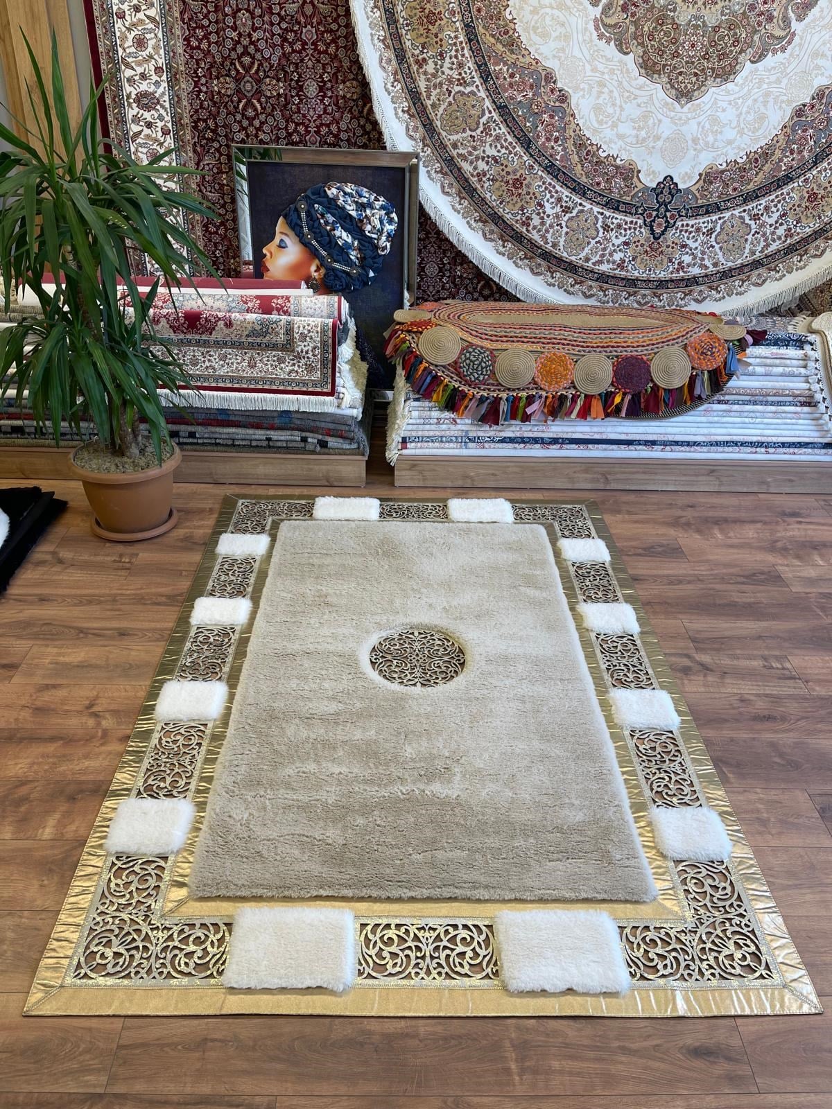 TOSCANA DAMA TAŞ-BEYAZ-GOLD 