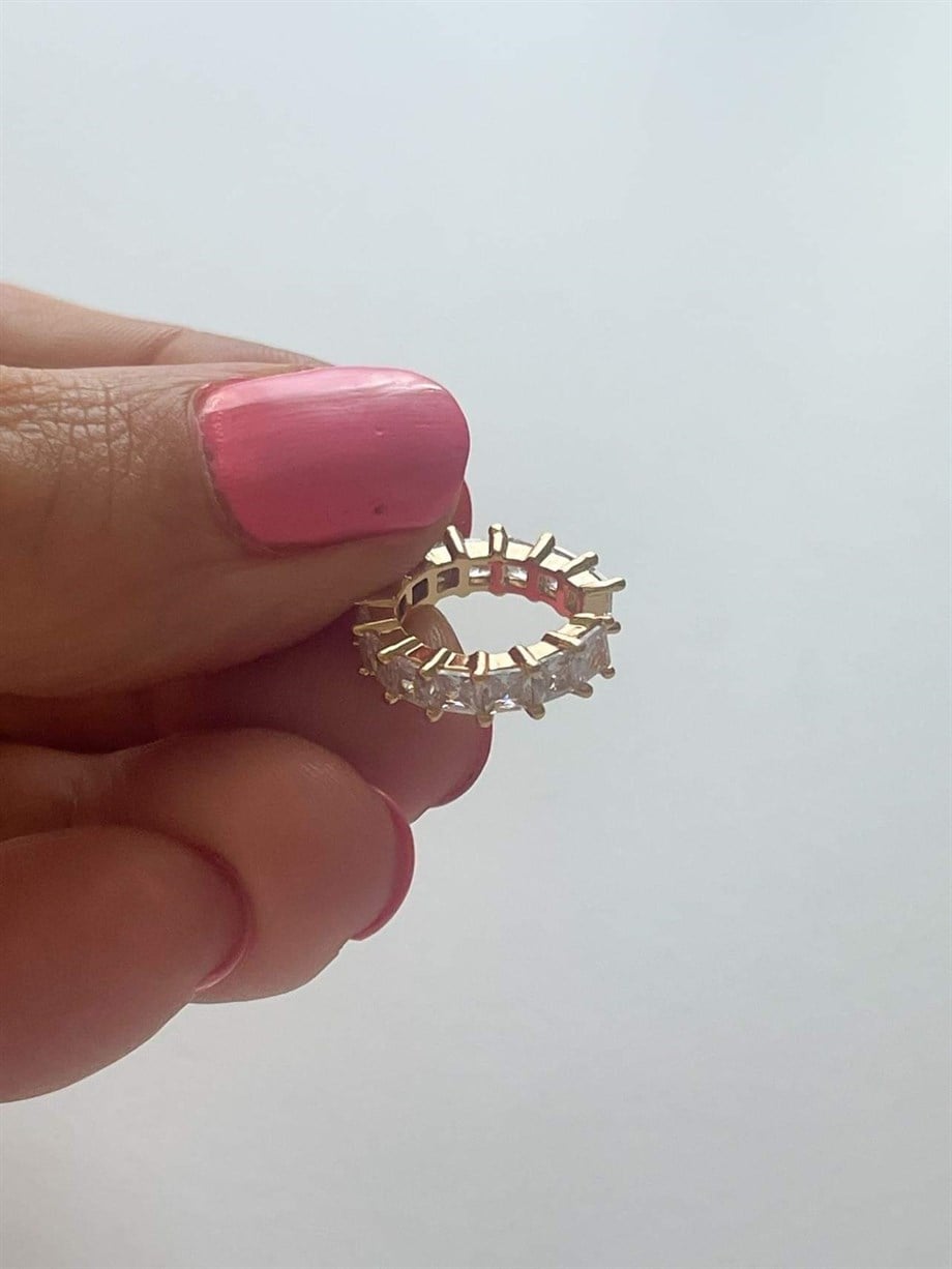 Baget Taşlı Tekli Ear Cuff (1.60 Cm)