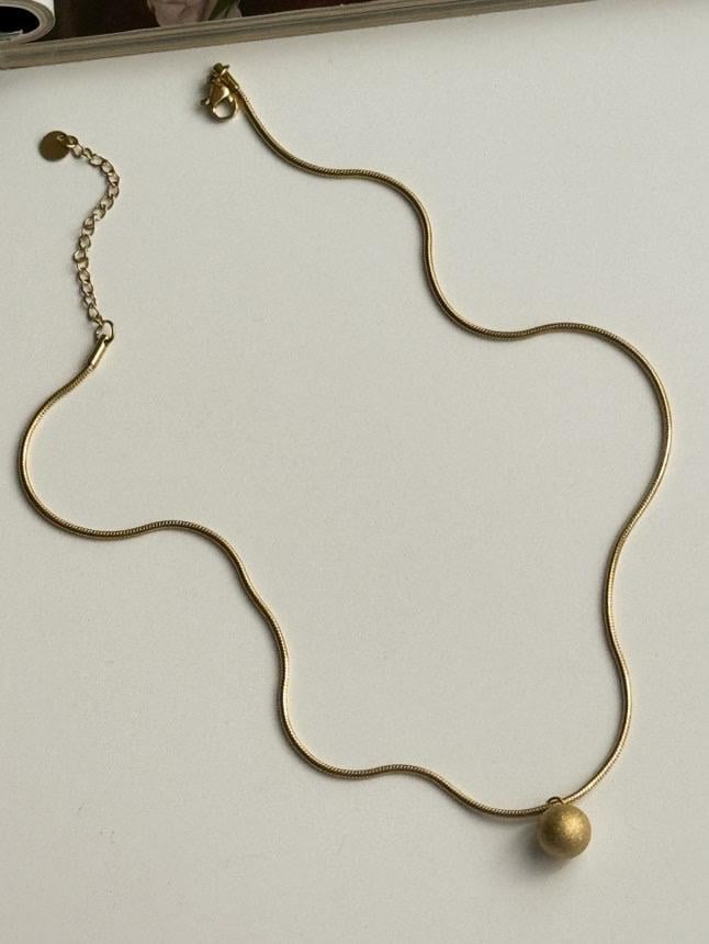 Çeli Gold Topçuklu Kolye (46 Cm)