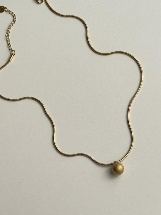 Çeli Gold Topçuklu Kolye (46 Cm)