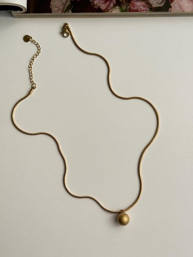 Çeli Gold Topçuklu Kolye (46 Cm)