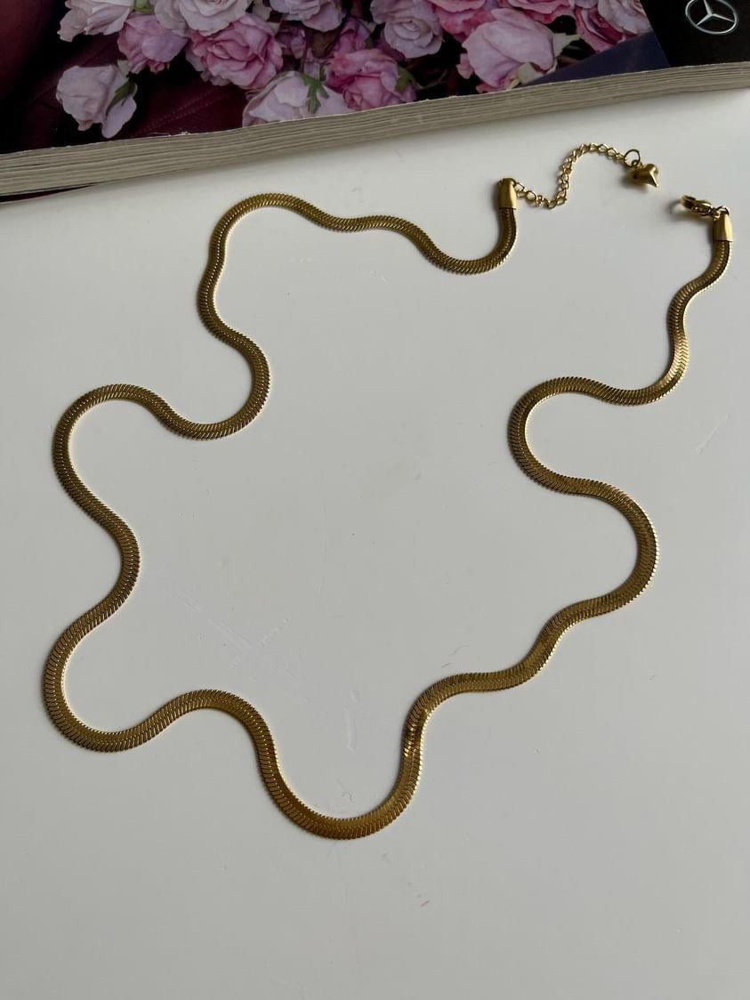 Çelik Gold İtalyan Uzun Zincir Kolye (67 Cm)