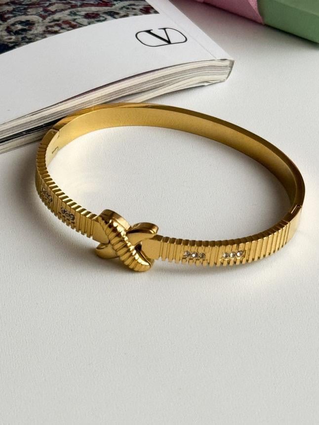 Çelik Gold Kelepçe Bileklik 