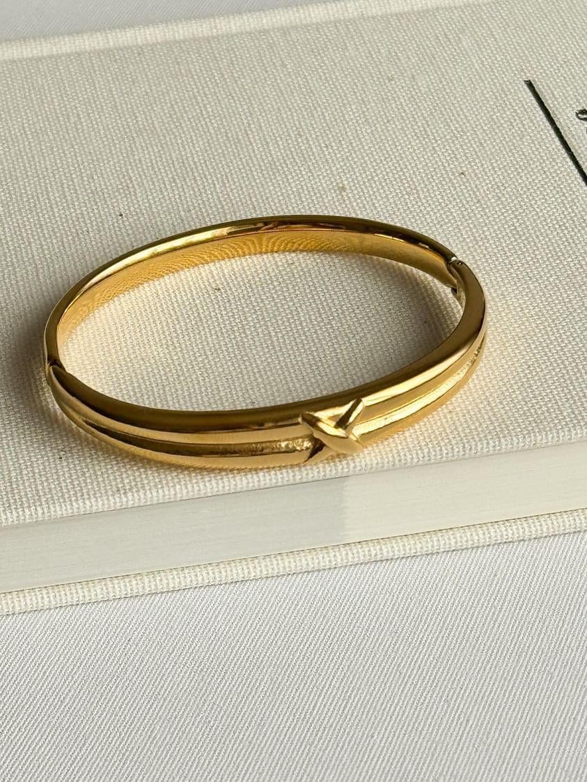 Çelik Gold Kelepçe Bileklik 