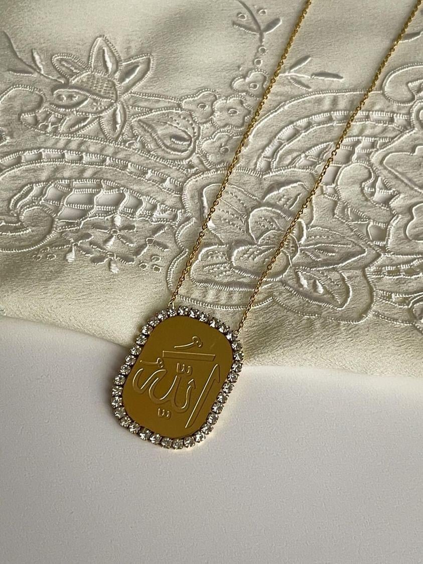 Çelik Gold Maide Kolye (48 Cm)