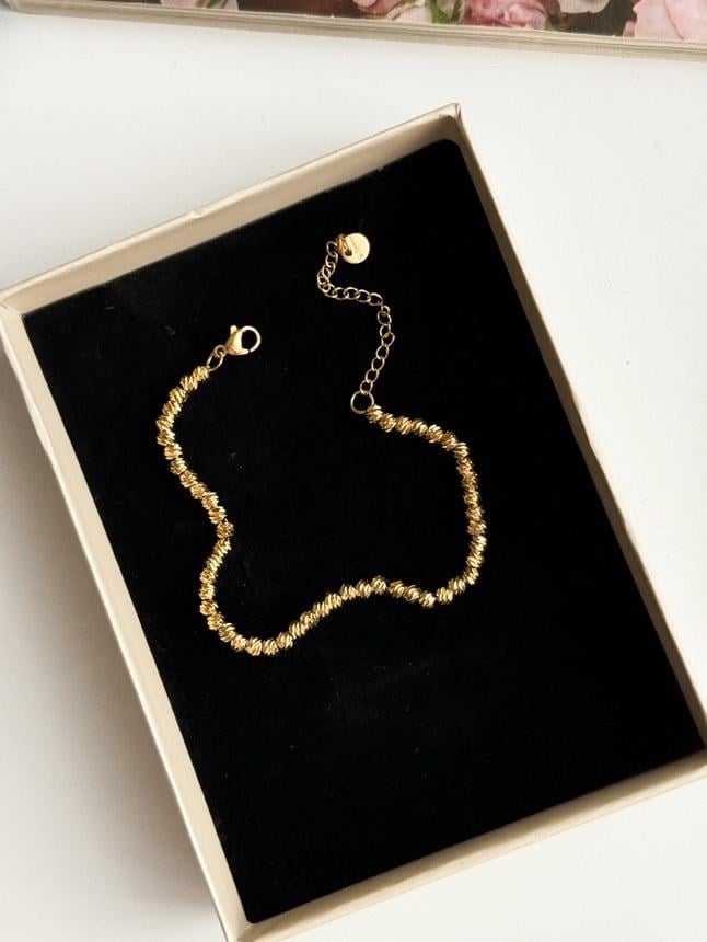 Çelik Gold Renk Dorika Bileklik (22 Cm)