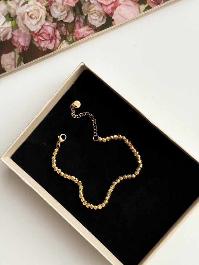 Çelik Gold Renk Dorika Bileklik (22 Cm)