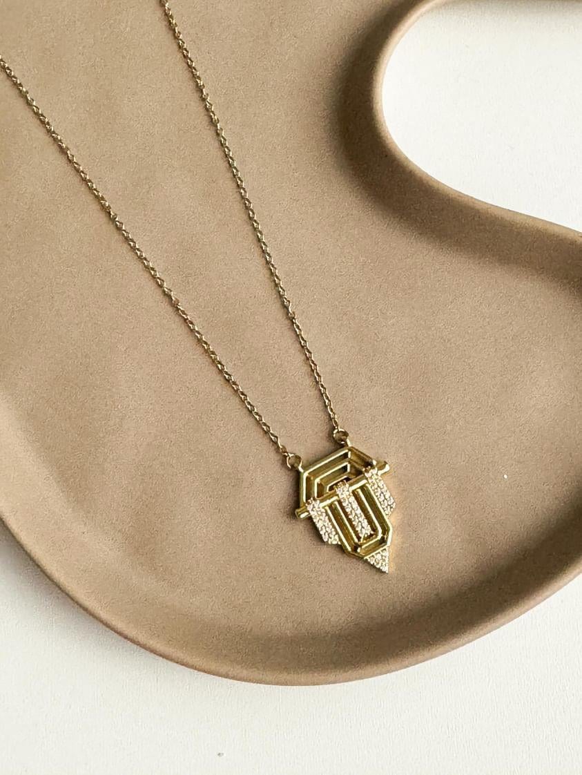 Çelik Gold Seranay Kolye (46 Cm)