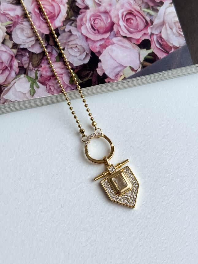 Çelik Gold Serenay Kolye (44 Cm)