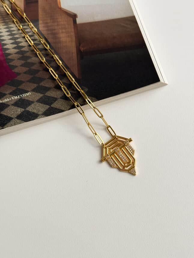 Çelik Gold Serenay Kolye (44 Cm)